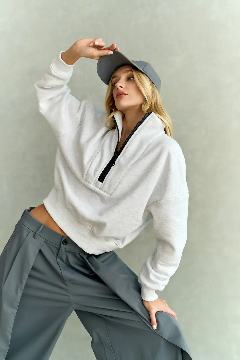 Thumbnail: Essential Zip Sweatshirt