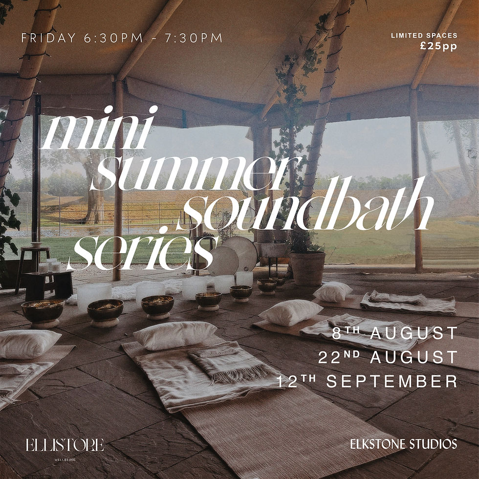 Elkstone Summer Series - Sound Bath with Ellistore Wellbeing