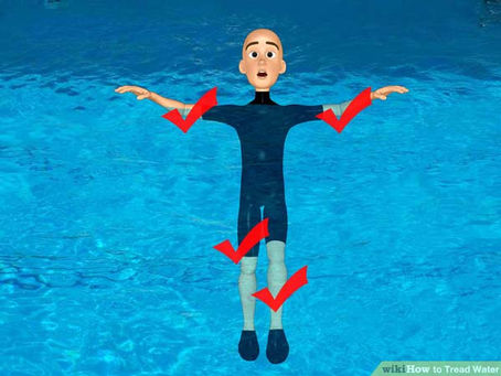 Cách tập đứng nước trong bơi lội