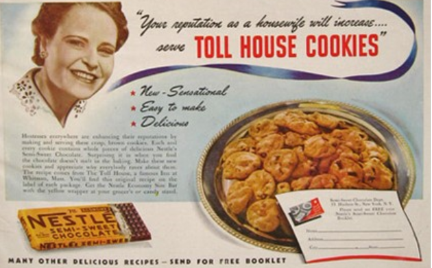 Vintage Toll House Cookie ad