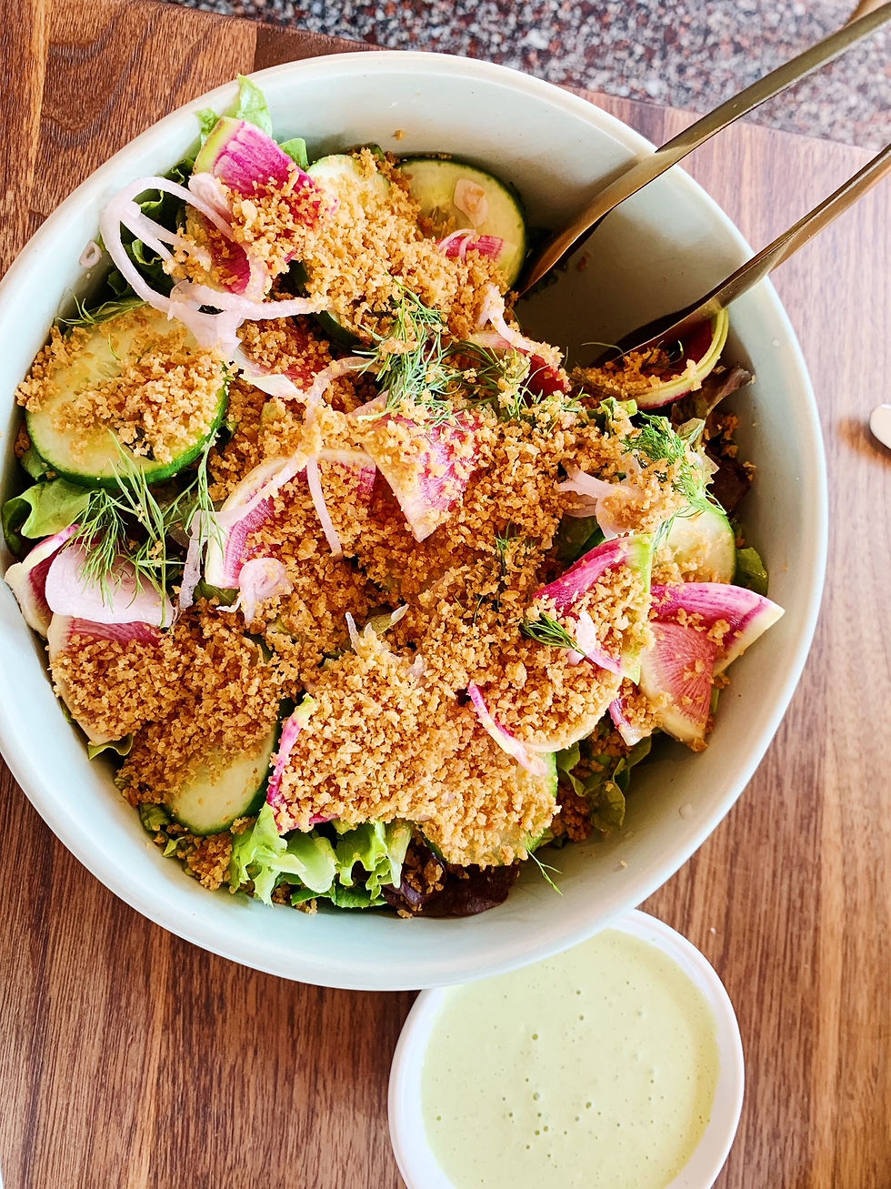 Farm Greens Salad at Rosie Cannonball