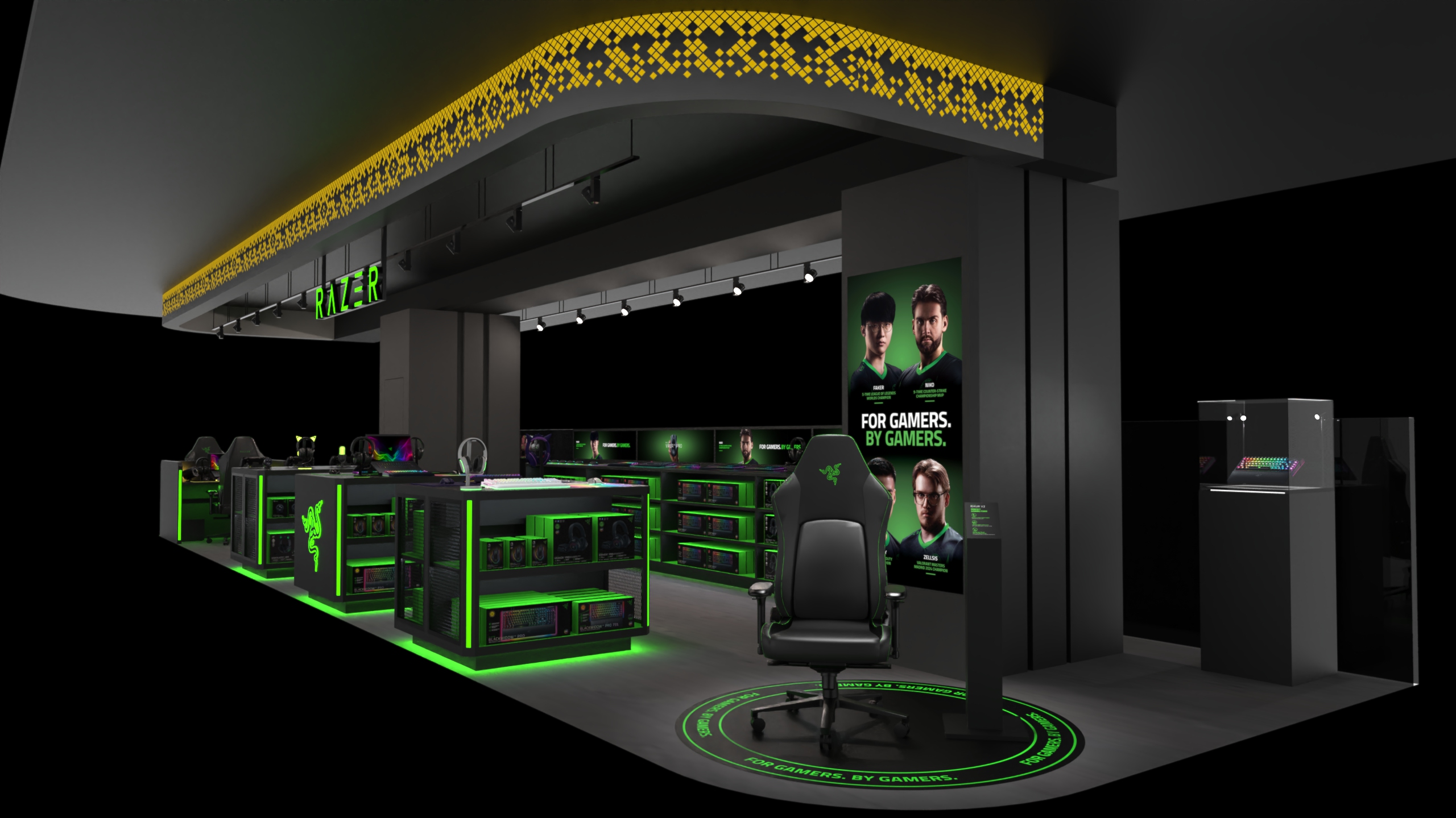 RazerStore Hefei render