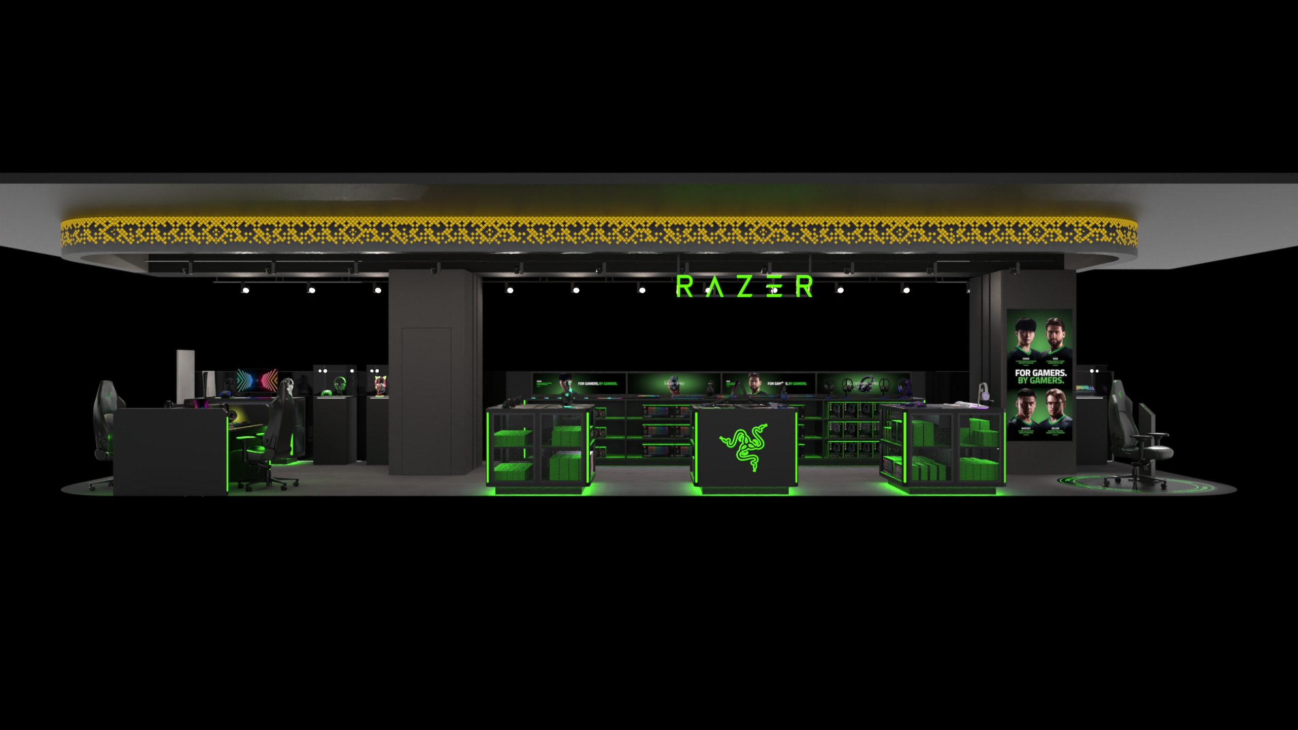 RazerStore Hefei render