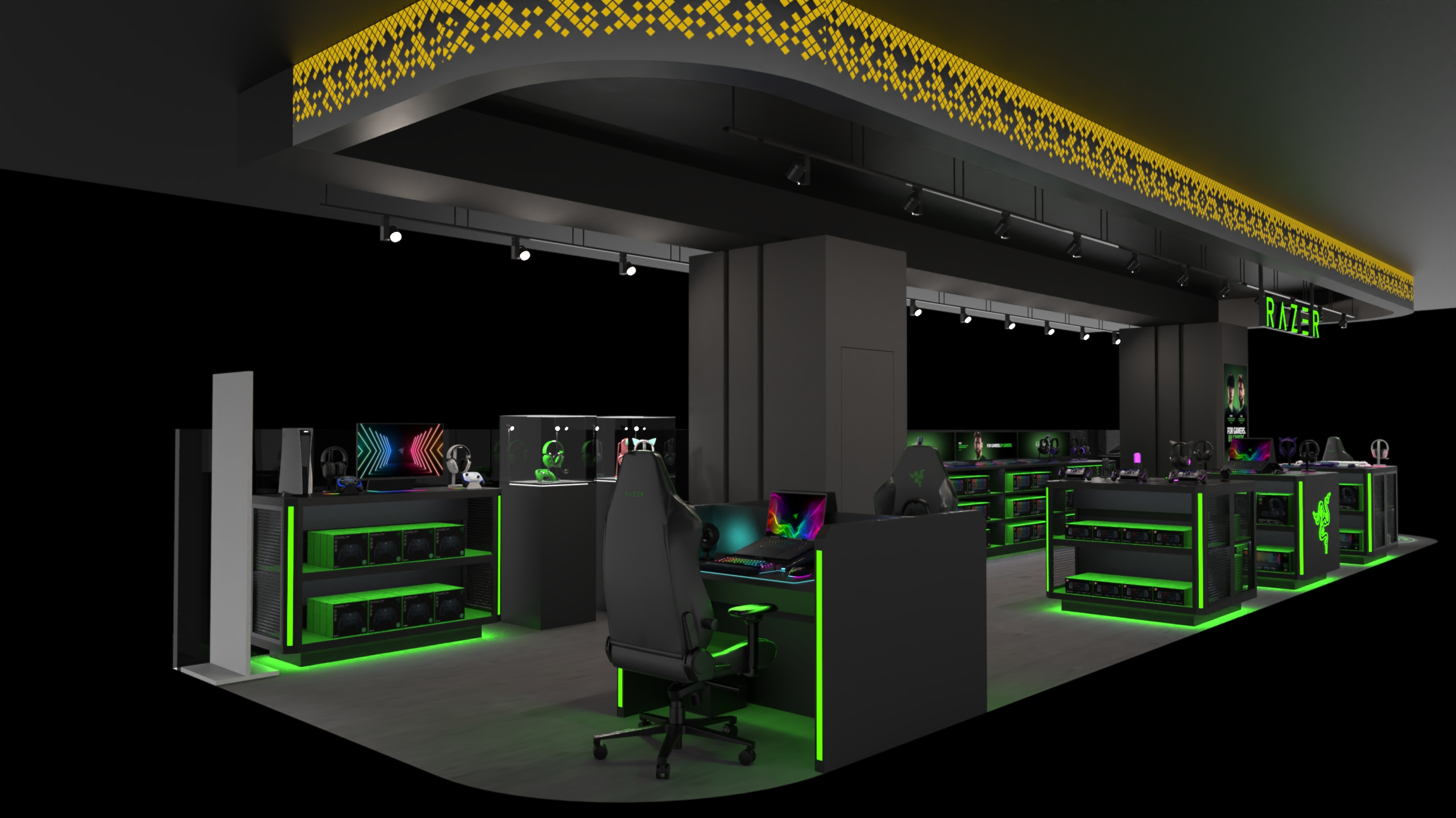 RazerStore Hefei render