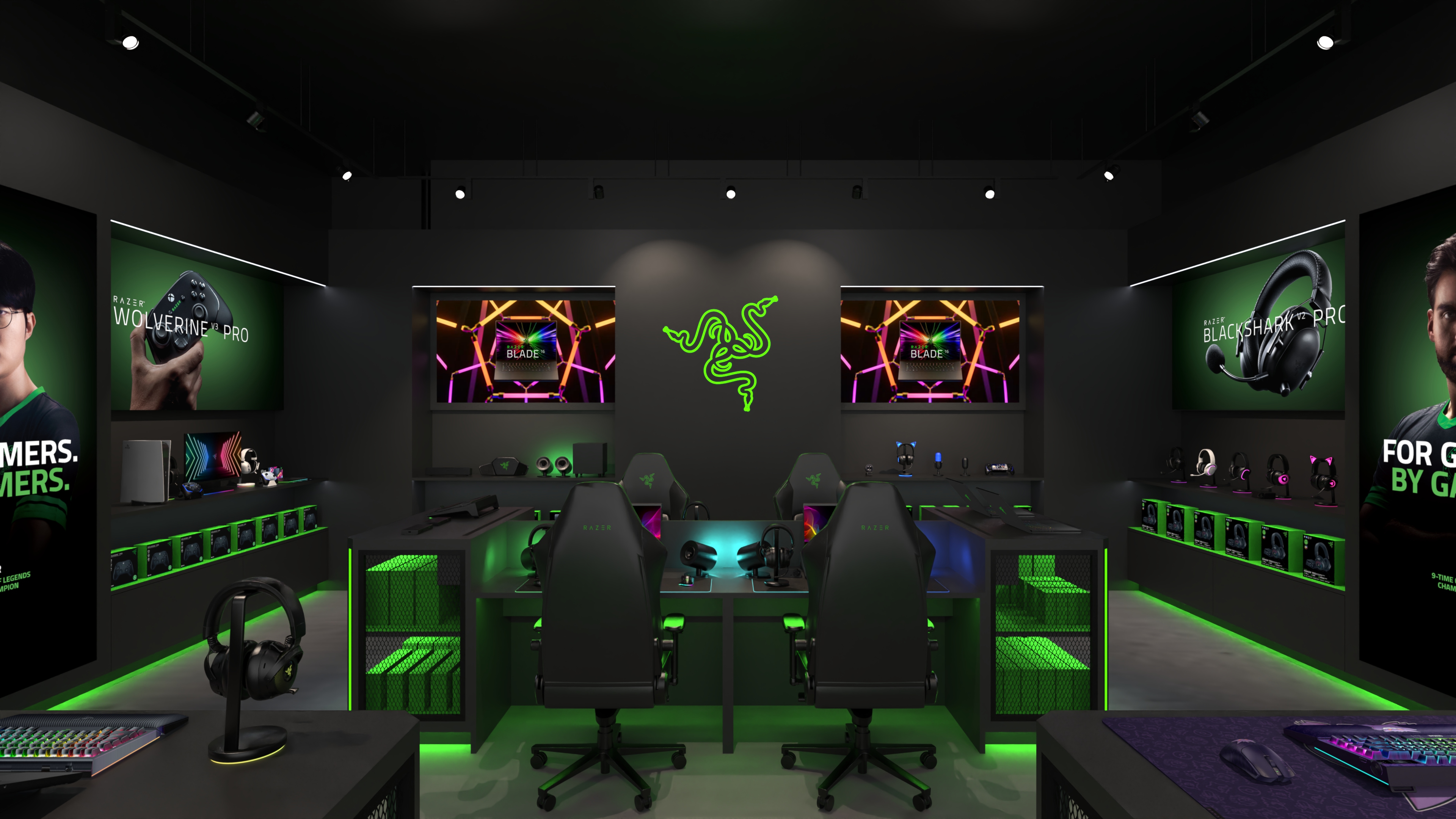 RazerStore Chongqing render