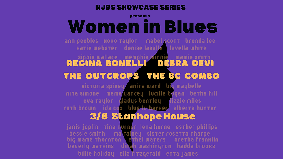 NJBS Women's History Month Celebration: Women in Blues Showcase Series