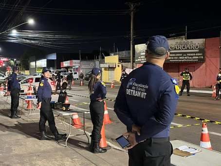 Operação Lei Seca prende 9 motoristas em VG por embriaguez e falta de CNH