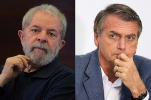 Pesquisa aponta Bolsonaro na frente de Lula, com 34% das intenções de voto
