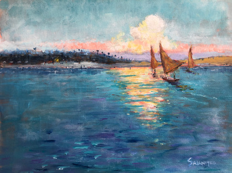 Heading to shore