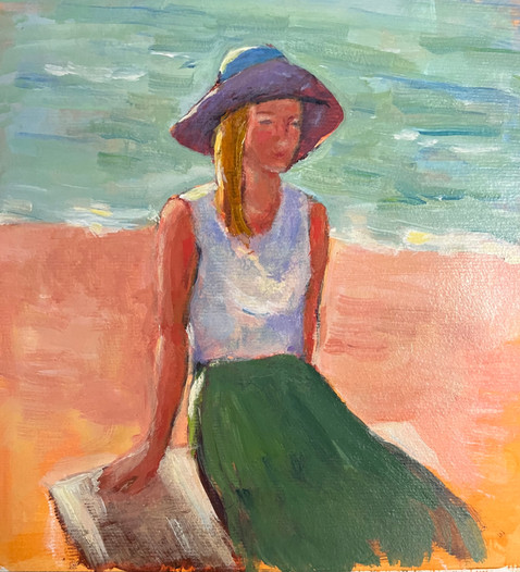 By the shore