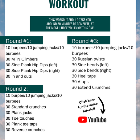Core & Cardio Workout- a Full Demo!