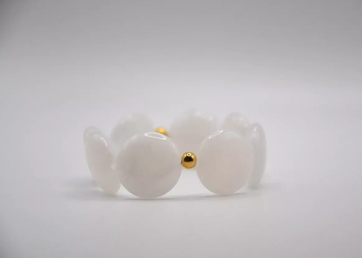 Bracelet coloré à perles rondes - Plusieurs coloris