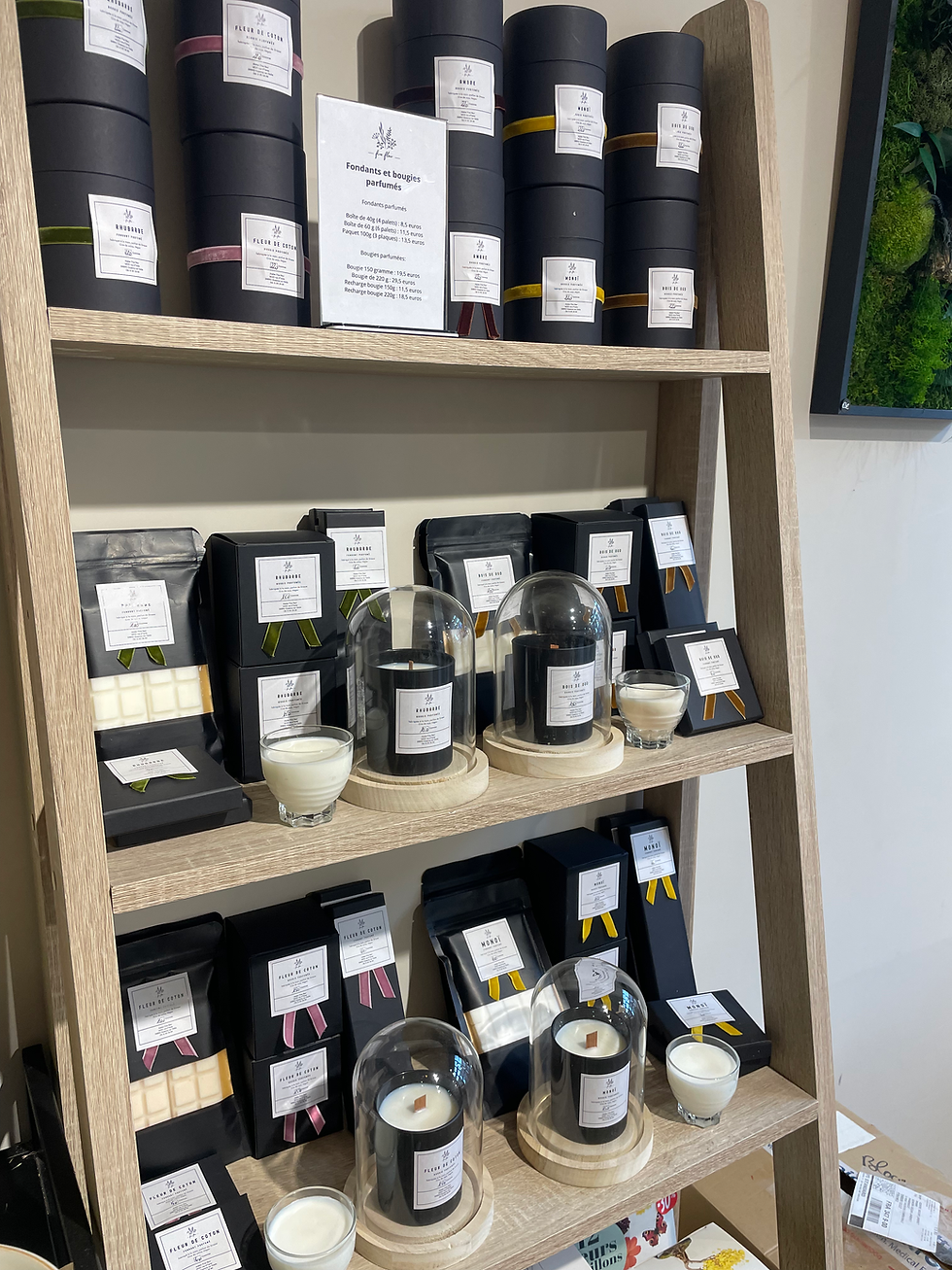Bougie et Fondant parfumés - Monoï