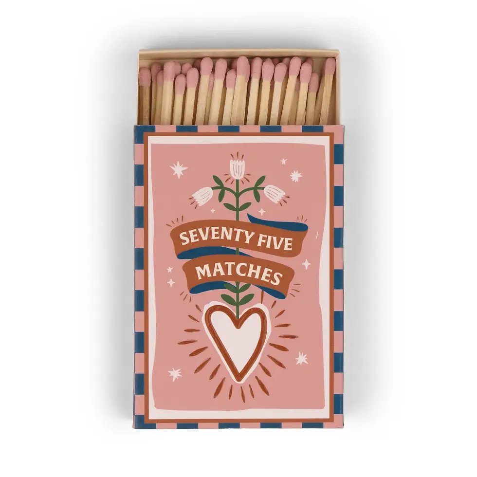 Boite de 75 Allumettes A Dopo - Coeur