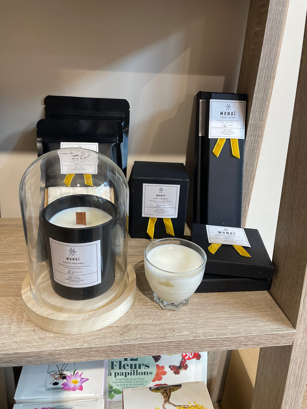 Bougie et Fondant parfumés - Monoï