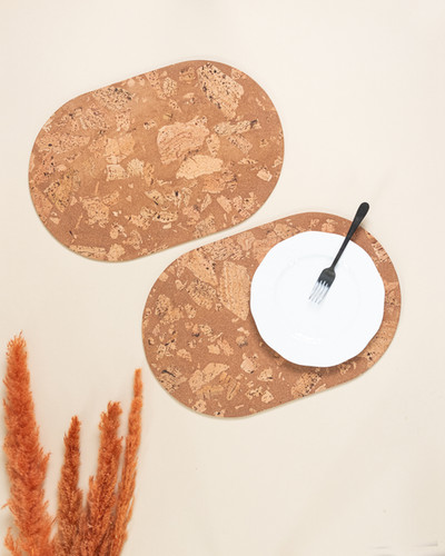 Textured Oval Placemat (Mixed) - Set of 2 image 1