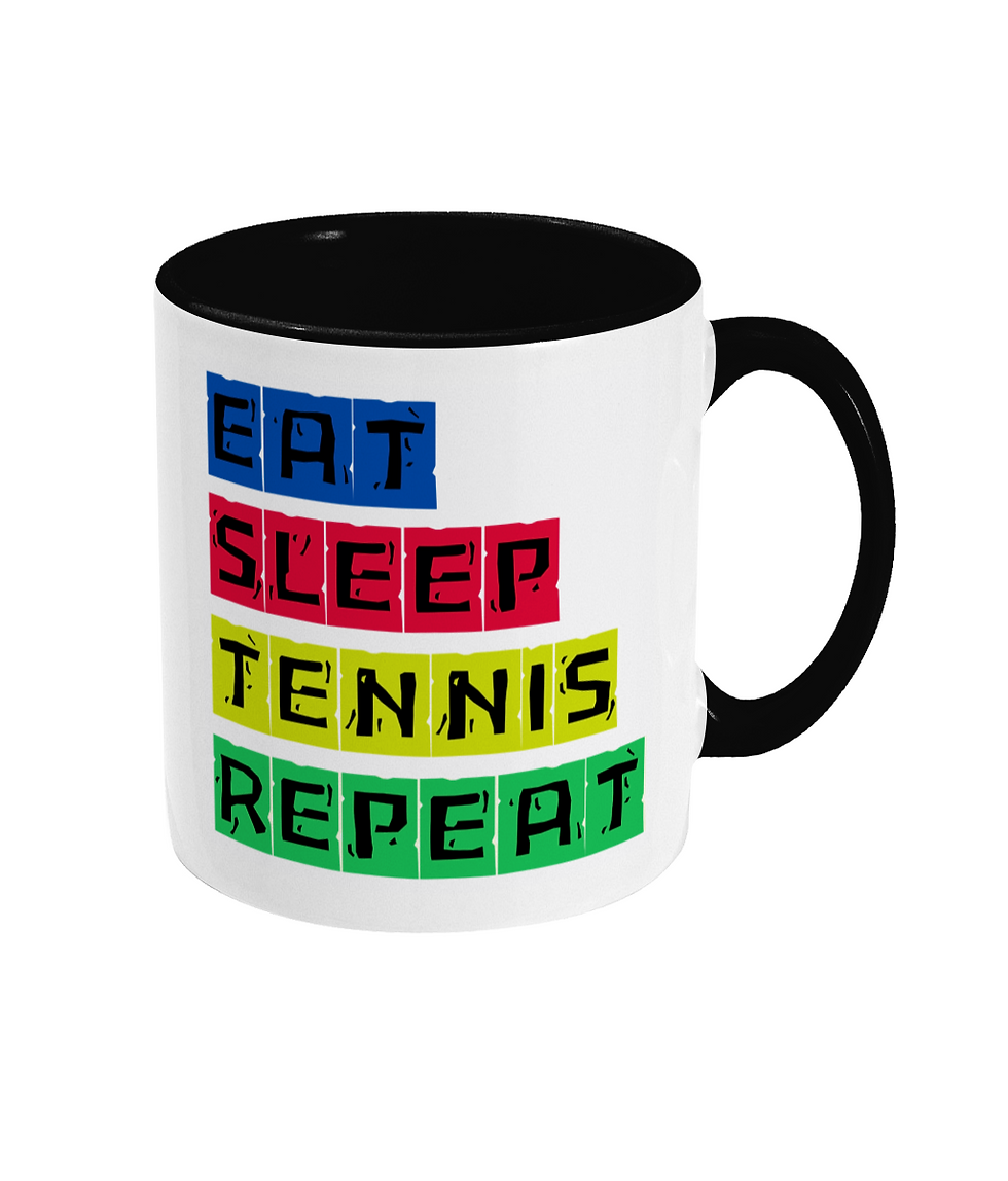 Thumbnail: Eat Sleep Tennis Repeat Mug