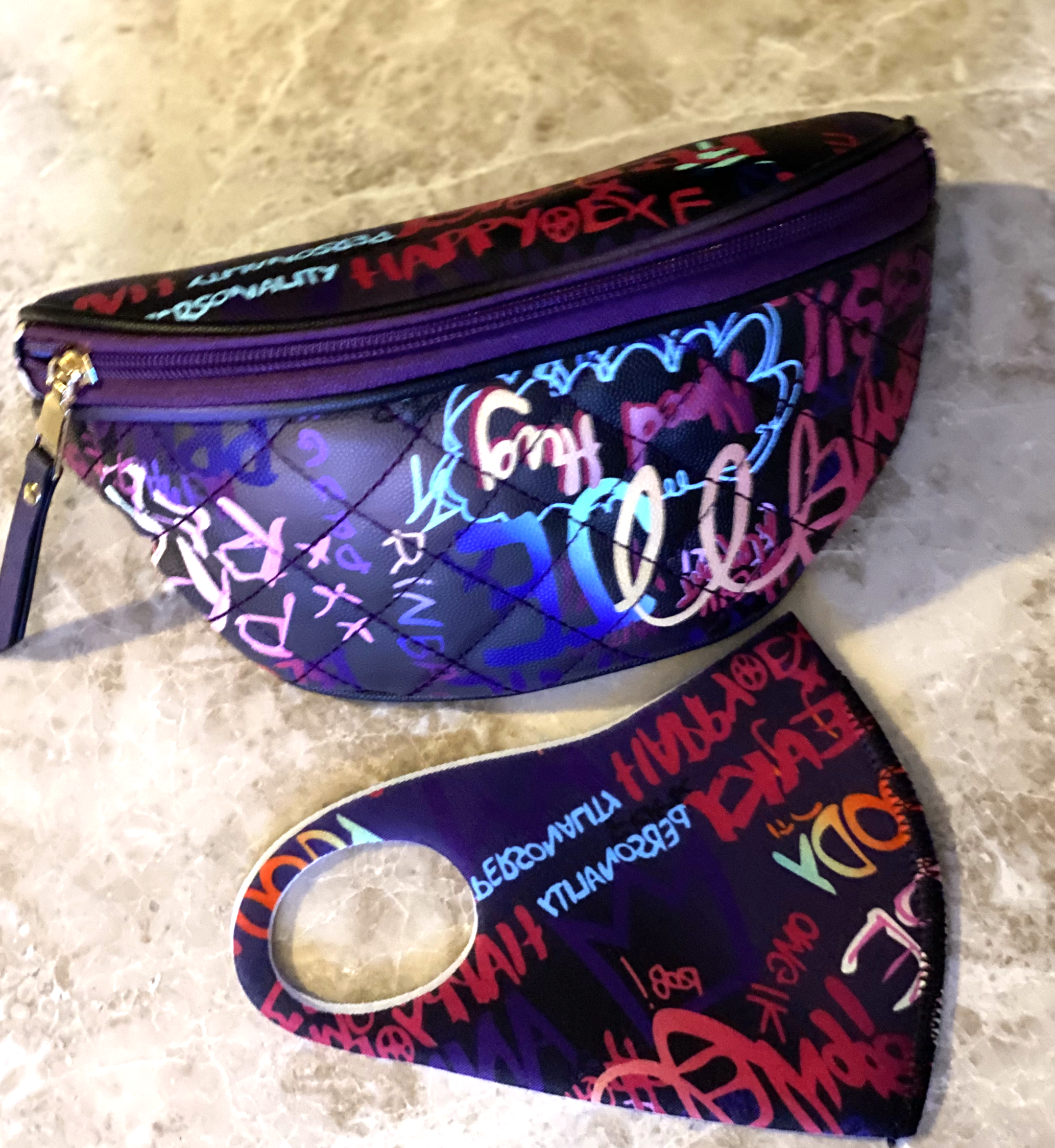 graffiti fanny pack