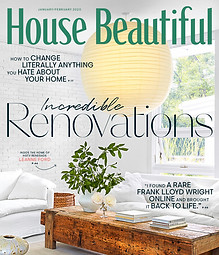 January/February Cover of House Beautiful Magazine
