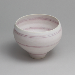 002_ルーシー・リー_Lucie Rie_ピンク線象嵌碗 | Mitochukoeki