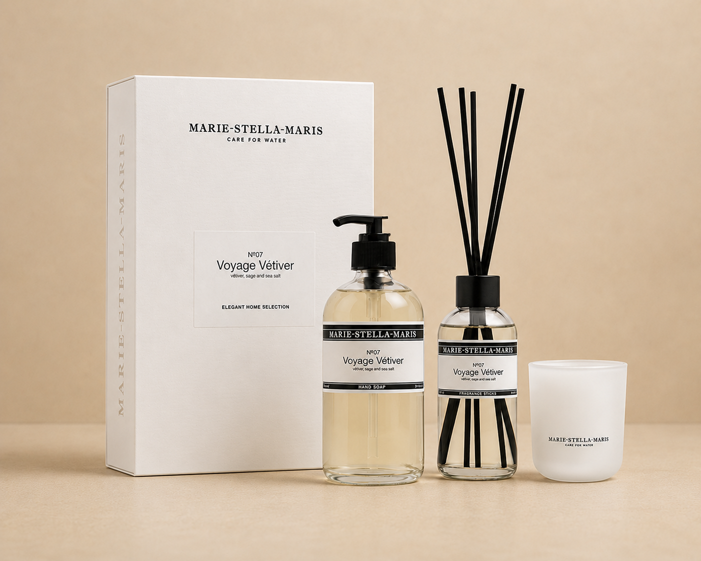 Luxe Marie-Stella-Maris giftbox No.07 Voyage Vétiver € 30,40 ex. BTW
