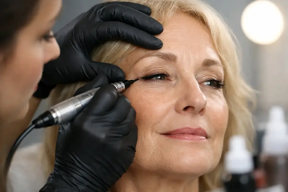 Hoe werkt permanente eyeliner bij gevoelige ogen?