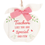 Thumbnail: Apple-shaped hanging decoration with the message ‘Teachers like you are special and few