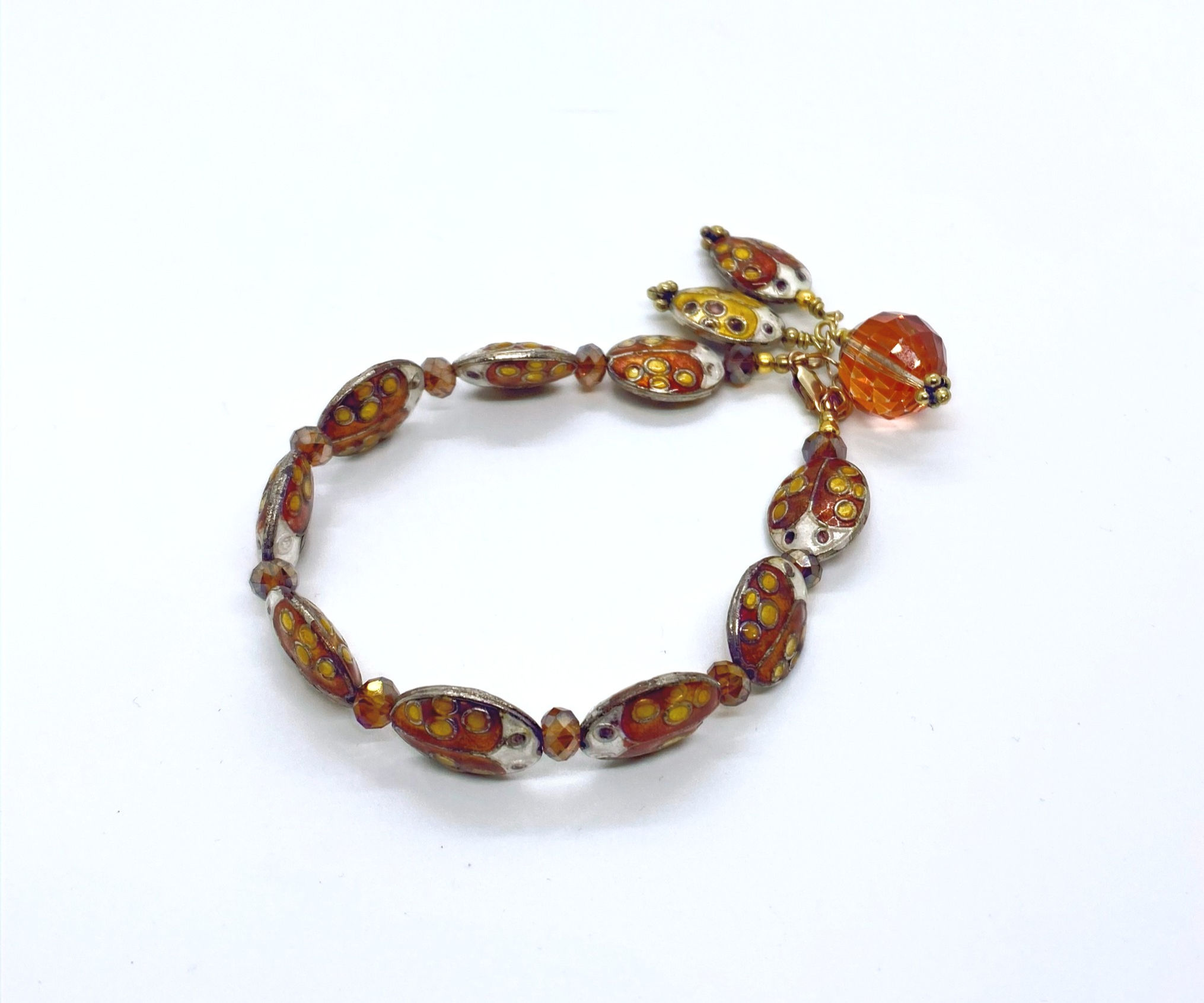 Bronze Cloisonne' Ladybugs!