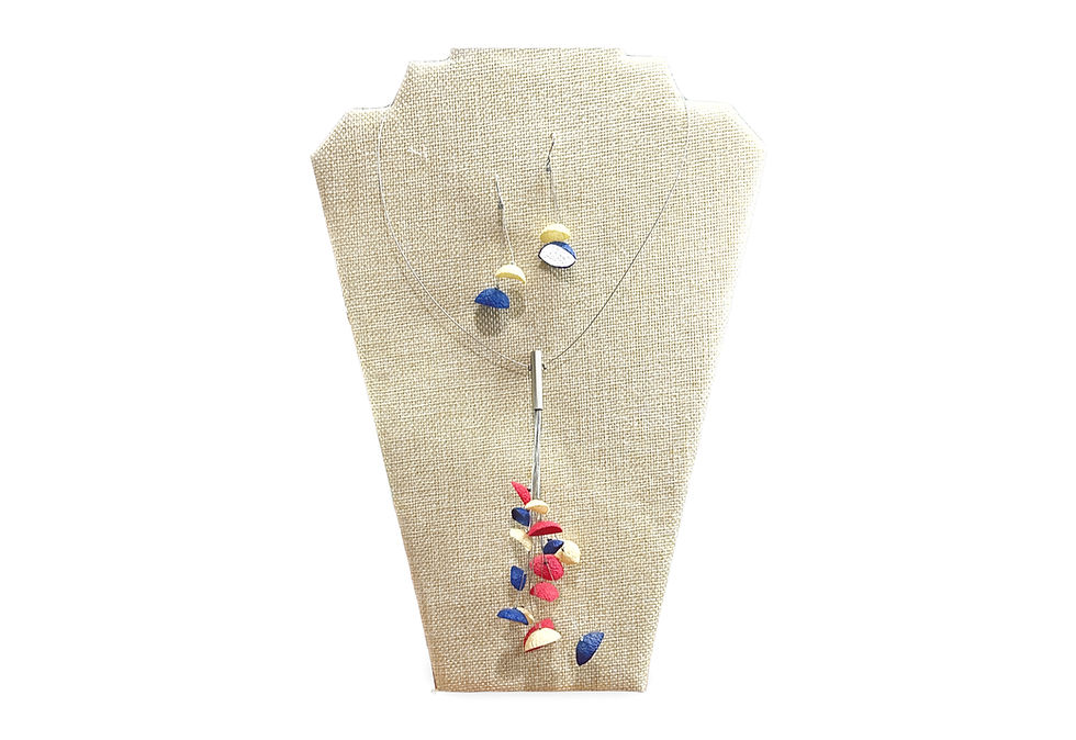 Paper and Wire Necklace Set