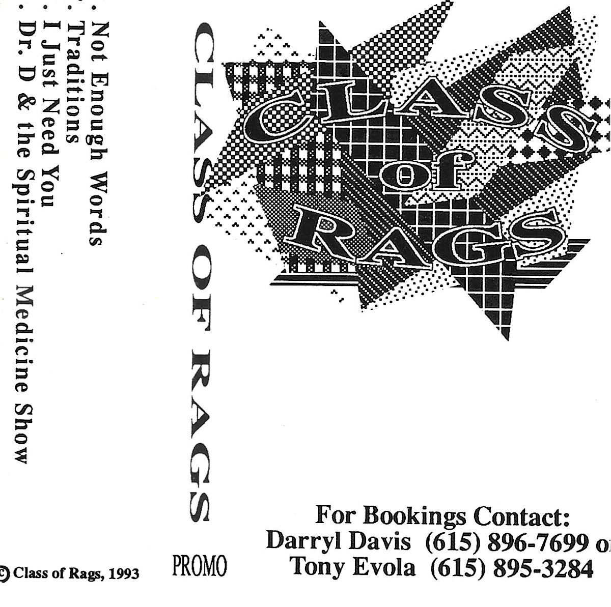 Class of Rags EP - Self Titled Debut Cassette