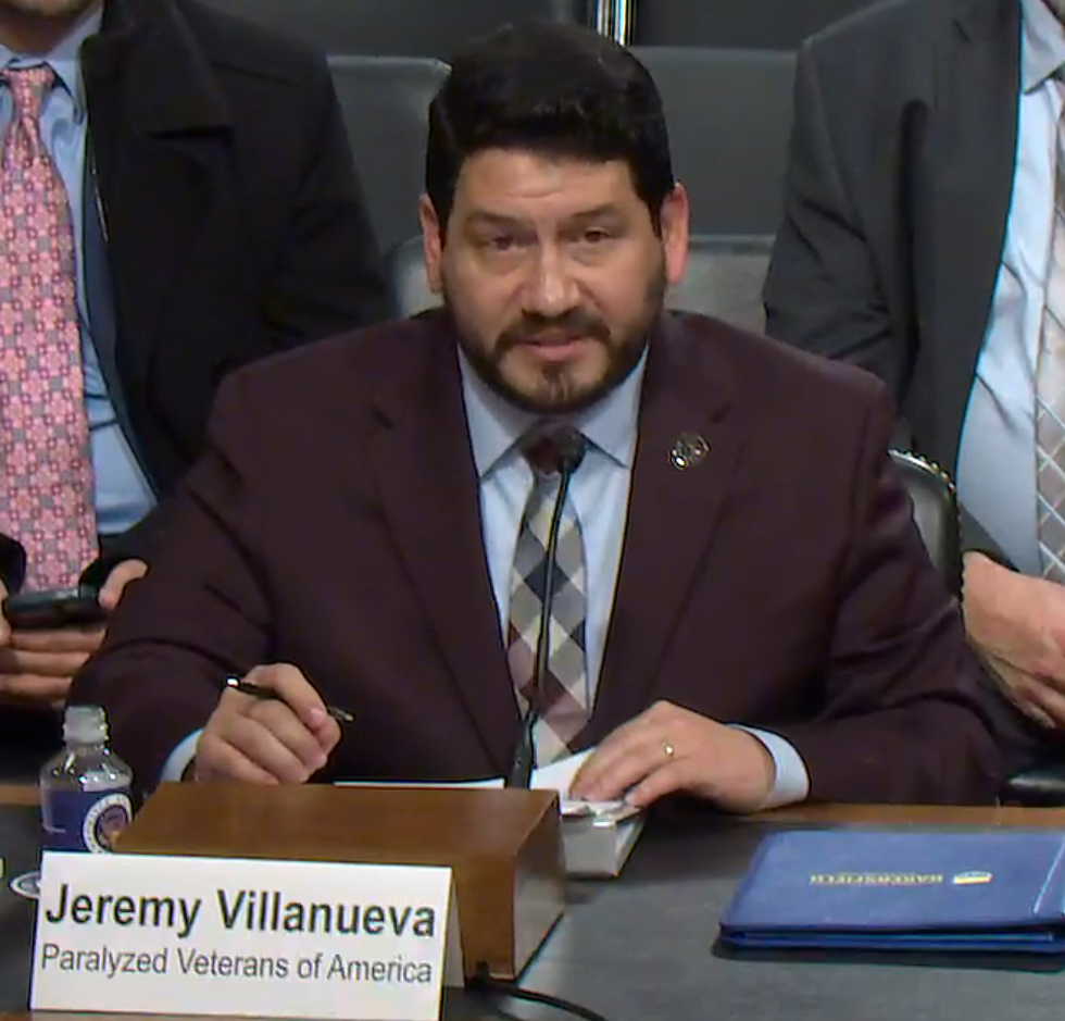 Jeremy Villanueva, Associate Legislative Director, Paralyzed Veterans of America Senate Veterans Affairs Committee
