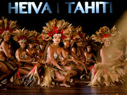 The Tamariki Poerani troupe, winners of Heiva i Tahiti 2017 (Hura Tau)va i Tahiti 2017 (Hura Tau)