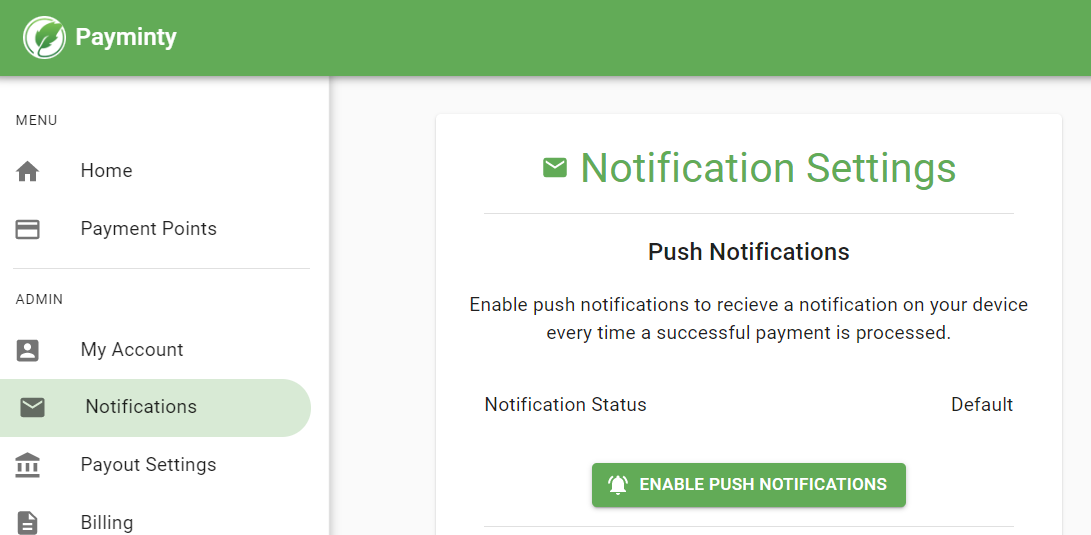 Enabling Instant Notifications (Merchant) content media