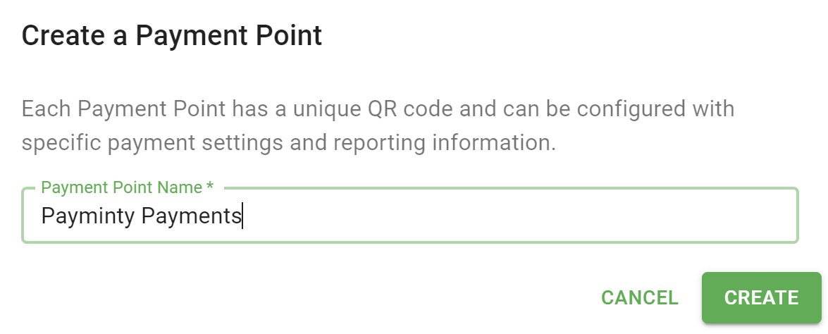 Configuring 'Live Mode' for a Payment Point. content media