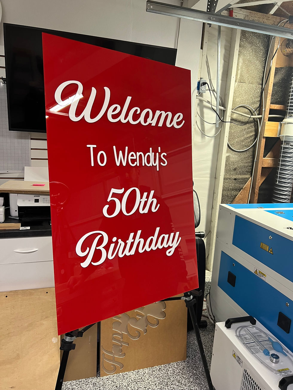 Thumbnail: Acrylic Welcome Sign