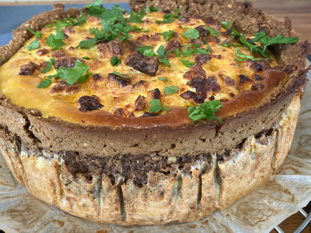 Butternut and Feta Quiche