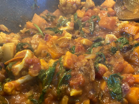 Sweet Potato & Cauliflower Curry