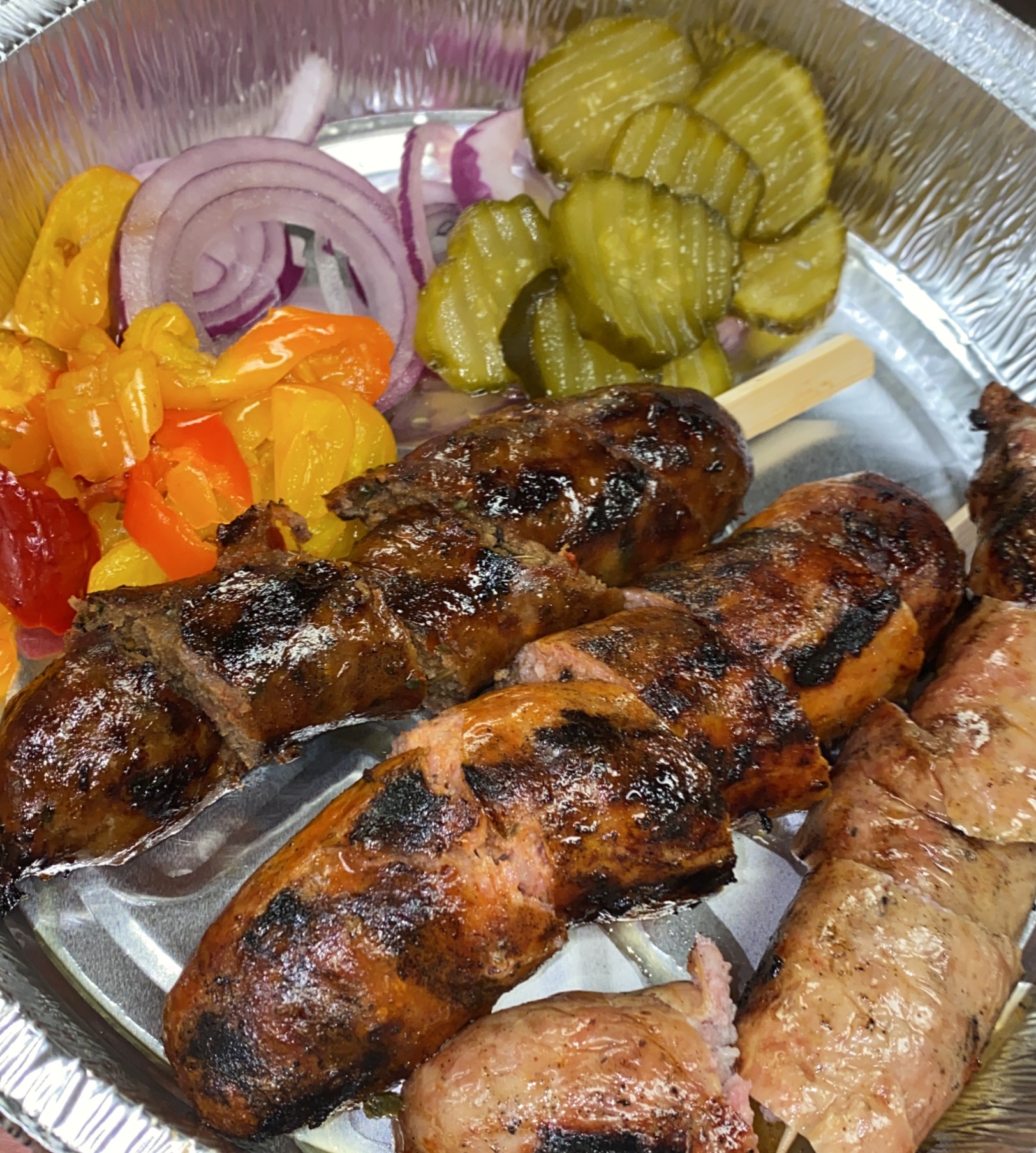 Arranged Food and Objects