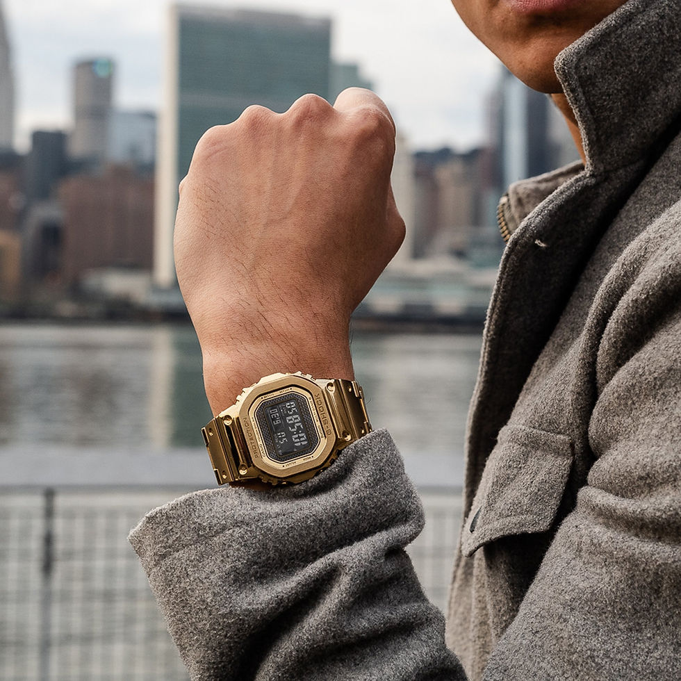 Thumbnail: CASIO G-Shock Full Metal PVD Gold GMW-B5000GD-9