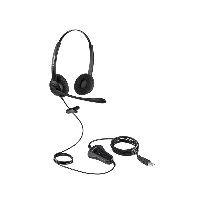 Headset biauricular USB