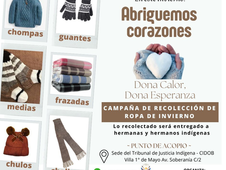 CAMPAÑA DE RECOLECCIÓN DE ROPA DE INVIERNO