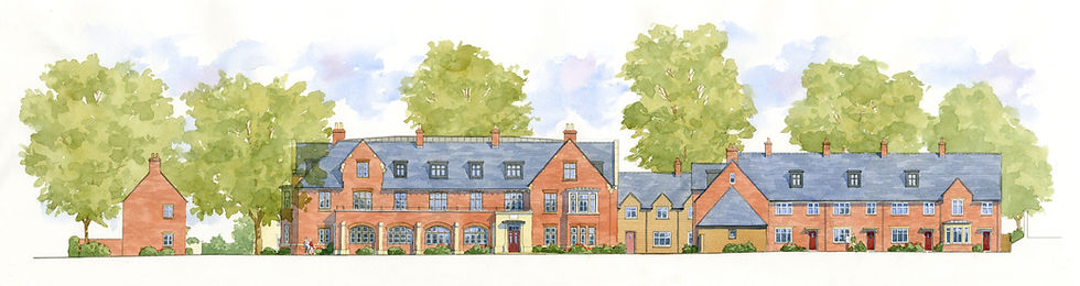 Masterplan for traditional housing in Blandford Forum, Dorset