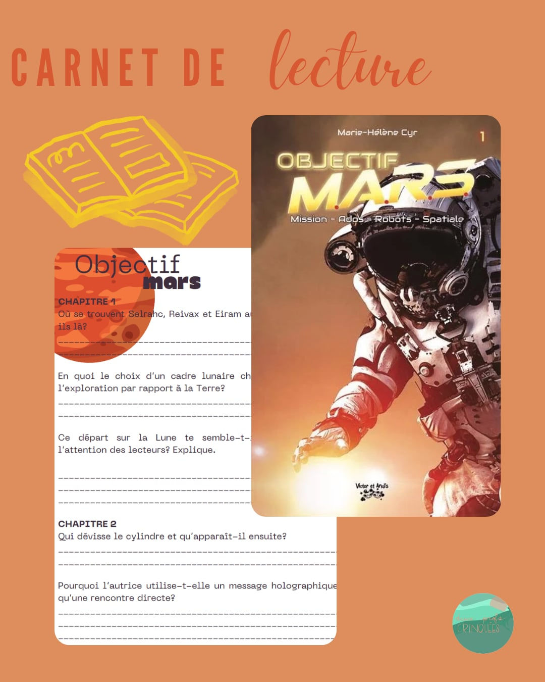Carnet de lecture Objectif Mars