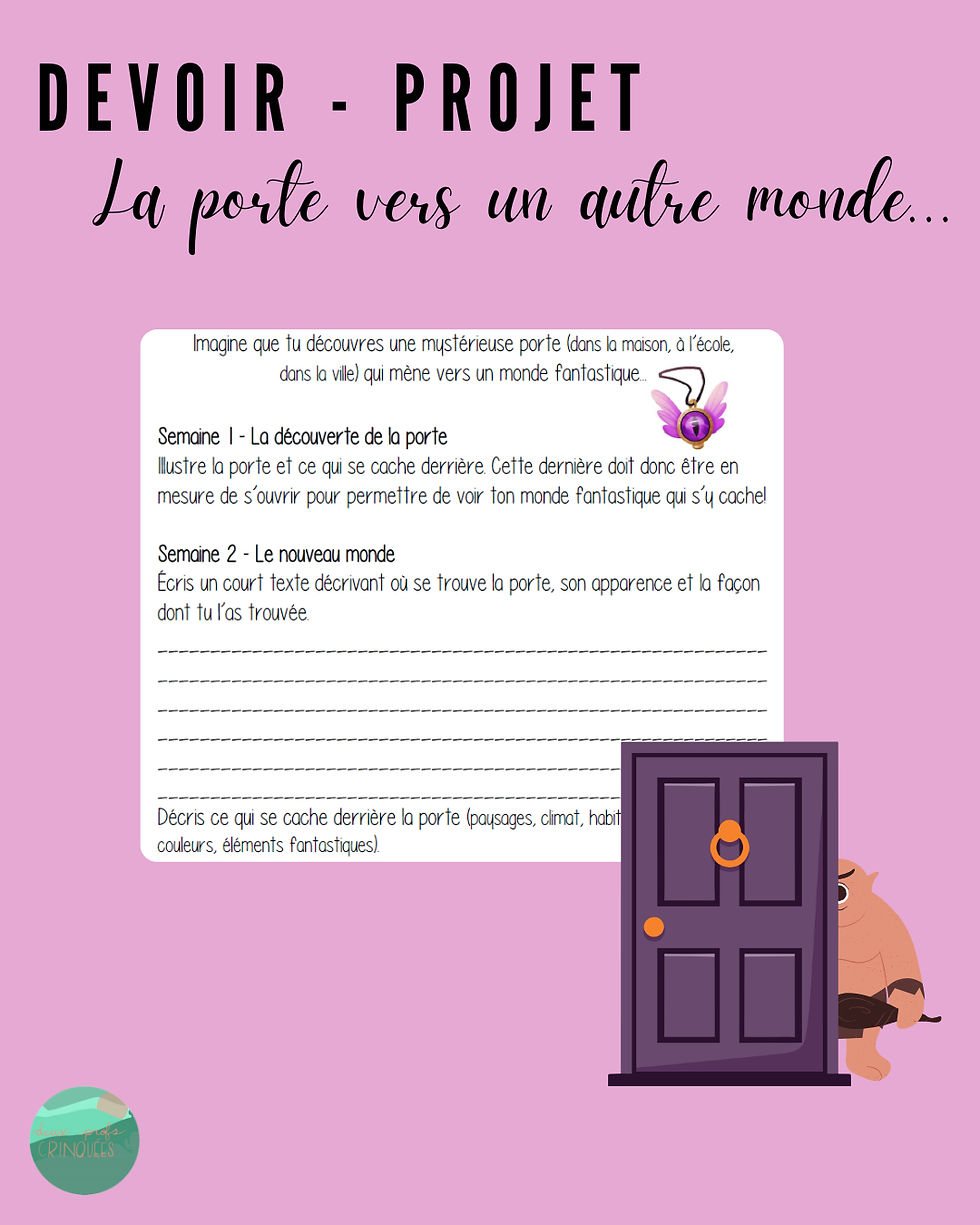 Devoir projet - La porte vers un autre monde...