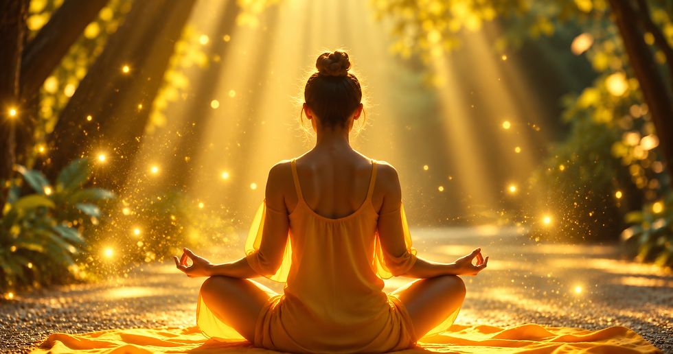 Meditación Dorada entre Rayos de Luz.png