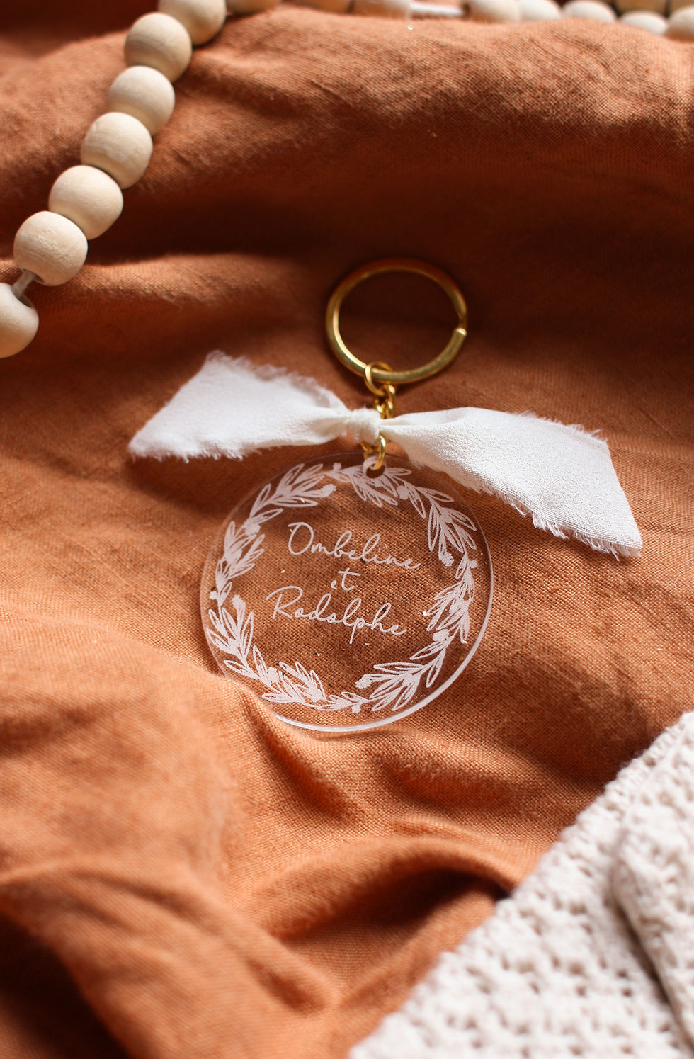 Miniature : PORTE CLEF - Couronne de feuillage