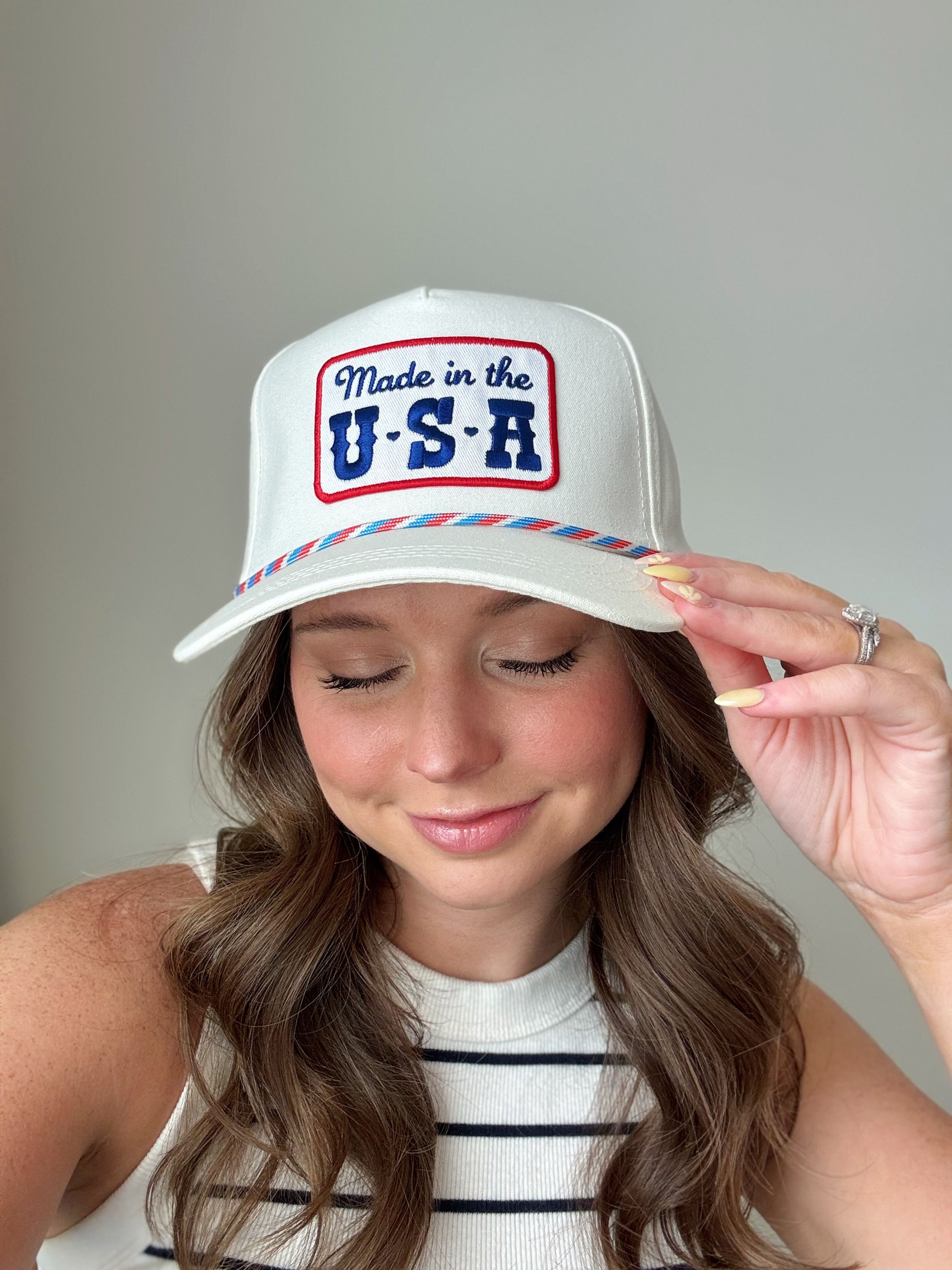 Made in the USA Trucker Hat - Red, White, & Blue