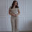 Thumbnail: Neutral Oat Stripe Lounge Set