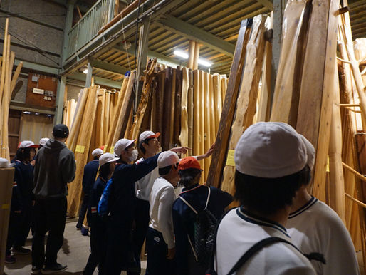 【新聞掲載】木育×商品開発で見学授業