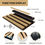 Thumbnail: BLACK WALNUT -Wood Acoustic Wall Panels 114.17‘’×23.62‘’